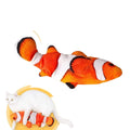 Floppy Fish Soft Toy For Dogs Puppy Chew Kicker Activated Moving Dog Toy With Usb Chargeable Plush For Indoor Playing Relaxing Exercising Design 3