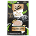 Sheba Melty Spoons Lickable Creamy Cat Treats Creamy Chicken Chicken Shreds 40g Smooth Texture Innovative Spoon Format For Ultimate Indulgence Creamy Treats For Bonding