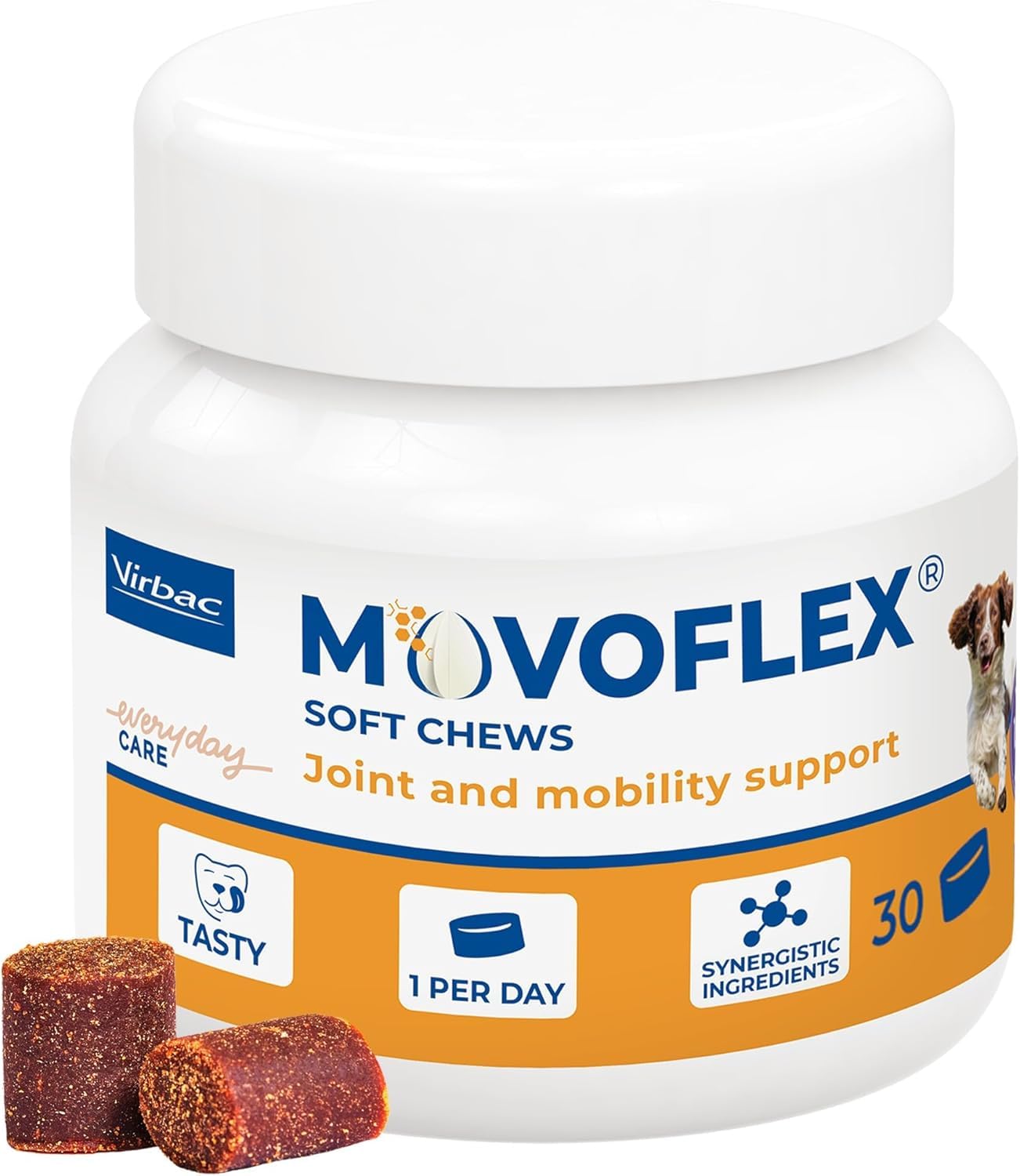 Virbac Movoflex Joint Supplement For Medium Dogs Of 15 35 Kg 30 Chews