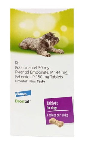 Elanco Drontal Plus Tasty Dewormer(Strip of 6 Tablets)