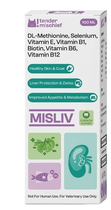 MISLIV (100ml) Liver & Kidney Support Syrup for Cats