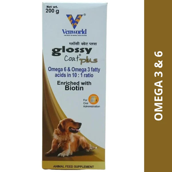 Venky's Glossy Coat Plus (200g) Skin & Coat Supplement for Dogs