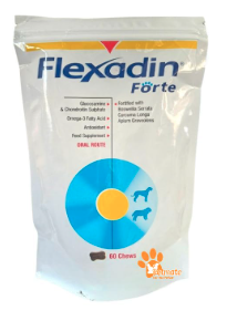 PETMATE YOUR PAW PARTNER Flexadin Forte - Joint Support Tablet for Dogs (Pack of 60 Chews)