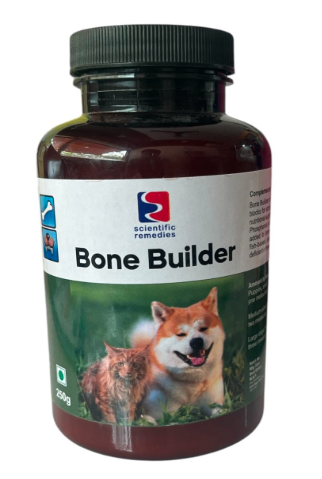 ZOOOP SR Bone Builder Calcium Phosphorus Supplement, for Growing Puppies and Kittens | Strong Bone and Teeths | Hip Dysplacia Dogs 250g