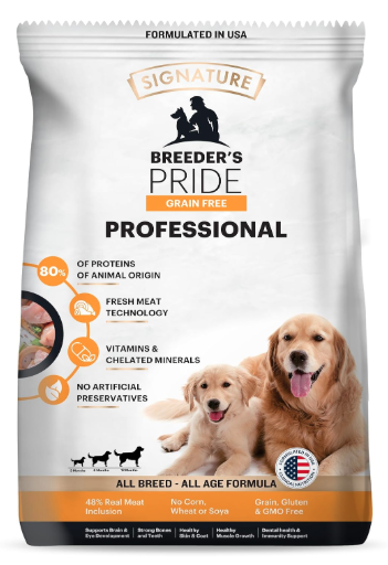 Signature's Breeder's Pride Adult Dry Dog Food 20kg | Chicken Flavour | Natural Antioxidants | 48% Real Chicken | No Corn, Wheat or SOYA