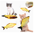 ZOOOP Floppy Fish Soft Toy for Dogs | Puppy Chew & Kicker, Activated Moving Dog Toy with USB-Chargeable Plush for Indoor Playing, Relaxing, Exercising (Design 2)