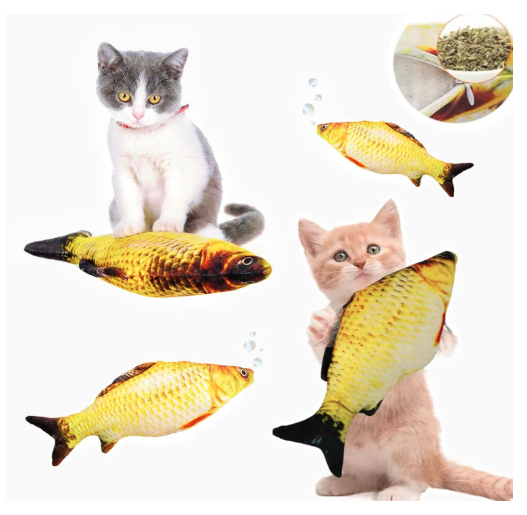 ZOOOP Floppy Fish Soft Toy for Dogs | Puppy Chew & Kicker, Activated Moving Dog Toy with USB-Chargeable Plush for Indoor Playing, Relaxing, Exercising (Design 2)
