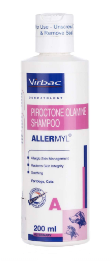 Virbac Allermyl Shampoo for Dogs and Cats - 200ml by Jolly and Cutie Pets, 200 Milliliter