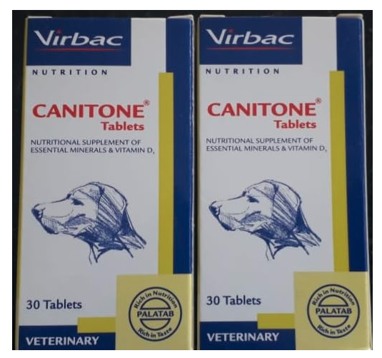 Canitone Tablets - to Support Bone Health in Adult Pets- Pack of 2