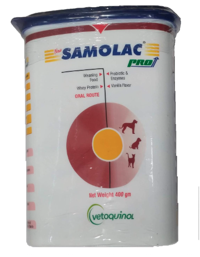 Vetoquinol Pawstively Pet Care Samolac Pro Weaning Food Supplement, 400 g