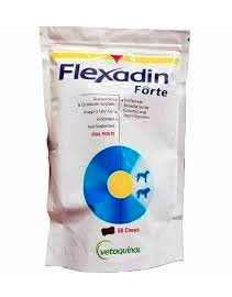 Flexadin Vetoquinol Forte, 60 Chewable Tablet For Joint Support.
