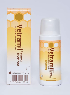 Vetina Vetramil The Natural Power of Honey Derma Dog & Cat Shampoo 150ml