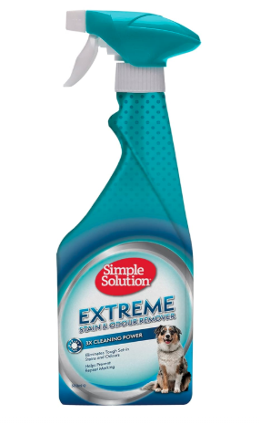 Simple Solution Dog Extreme Stain & Odour Remover,3X Cleaning Power,Eliminates Tough Set In Stains & Odour  500 Ml