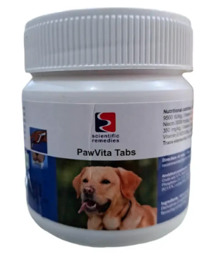 PawVita Tabs for Dogs, Multivitamin Supplement, 160 Tablets.