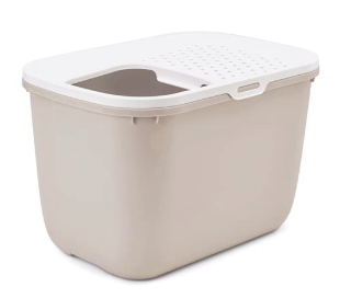 Savic Hop in Modern Cat Litter Tray, Mocca