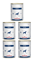 Royal Canin Veterinary Diet Renal dog Can 410gm ( Pack of 5), All Life Stages, wet