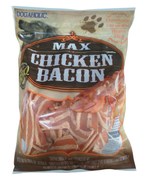 Rena Max Chicken Bacon Strips for Dog of All Life Stages, BBQ, 130G