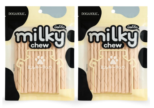 Dogaholic Milky Chew Stick (30 in 1) (Pack of 2) Dog Treat | Healthy & Highly Digestible Treat Suitable for All Breeds Sizes