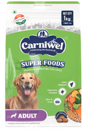 Carniwel Superfoods Adult Dry Dog Food 1 kg | 100% Vegetarian | Fresh & Natural Ingredients | Highly Palatable | GMO Free