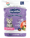 Carniwel Fresh Fish & Shrimp Kitten Dry Cat Food 7 kg | Fresh & Natural Ingredients | Highly Palatable | Supports Healthy Skin & Glossy Coat