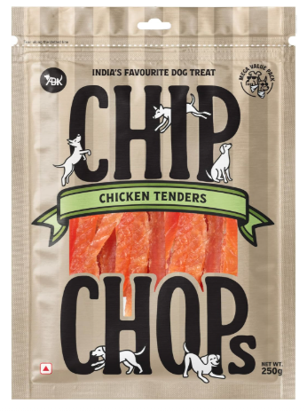 Chip Chops Chicken Tenders Dog Treats High Protein Low Fat Healthy Dog Snacks for Training & Rewards, Soft Chewy Chicken Dog Treats for All Breeds Puppies & Adult Dogs, 250g Pack