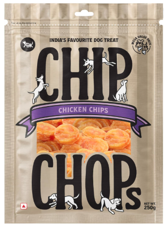 Chip Chops Chicken Chips Coins Dog Treats High Protein Dog Treats for Training & Reward, Healthy Low Fat Dog Snacks, Easily Digestible Pet Treats for All Dog Breeds 250g Pack