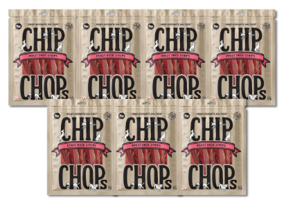 Chip Chops Roast Duck Slice Dog Treat, Easily Digestible, Healthy Dog Treat, Perfect for Snacks, Suitable for All Dog Breeds, Each 70gm (Pack of 7)