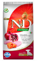 Farmina N&D Pumpkin Puppy Mini Dog Food | Chicken, Pumpkin & Pomegranate | Rich in Anti-oxidants|Complete Food for Puppies | 7kg
