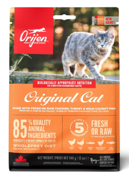 Orijen Original Cat, Grain Free Dry Cat Food for All Life Stages, with WholePrey Ingredients, 1.8 Kg