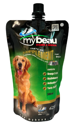 Palamountains My Beau for Dogs – Omega 3 & 6, Essential Vitamins – Enhances Skin, Coat, Immunity, Digestion & Reduces Fur Balls (300, Grams)