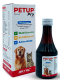 PetUp Pro Daily Syrup for Dogs & Cats – 200 ml Multivitamin & Mineral Tonic with Amino Acids | Supports Immunity, Growth & Healthy Coat