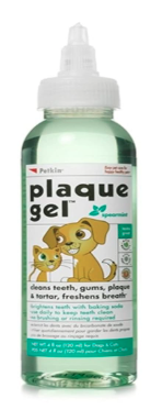 Petkin Plaque Gel Spearmint Oral Care for Dogs, Easy-to-Use Liquid Additive, Removes Plaque and Tartar Also Freshen Up Breath, 120 ml
