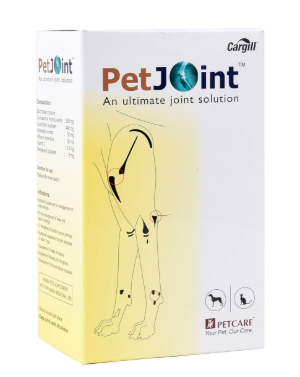 Petcare PetJoint Supplement Tablets 5 Strips of 12 Tablets