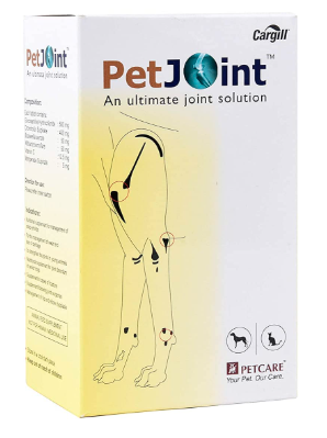 Petcare PetJoint Supplement Tablets 5 Strips of 12 Tablets for Dog