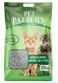 Pet Paterrn Natural Cat Best Litter, Quick-Clumping, Non-Scented, Low Dust Formula, Odour Free Home Exclusive (20kg)