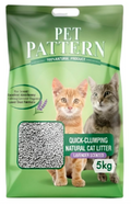 Pet Paterrn Natural Cat Best Litter, Quick-Clumping, Non-Scented, Low Dust Formula, Odour Free Home Exclusive (5kg Lavender Scented)