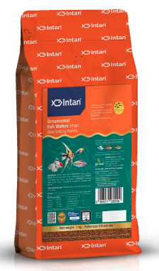 Intan Ornamental Fish Wafers (0.9mm Small Slow Sinking) | 1Kg - Highly Nutritious Ornamental Fish Food
