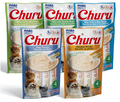 Inaba Ciao Churu Lickable Puree Creamy Cat Treat 5 Flavor Variety Pack,All Life Stages