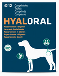 HYA-Loral Hip & Joint Supplement Tablets for Large & Giant Dog Breeds, 12 Count