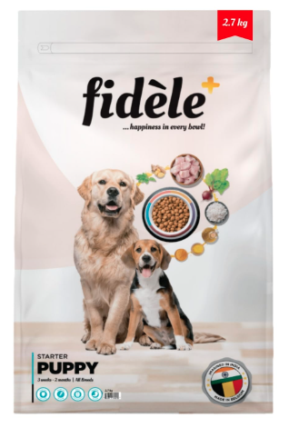 Fidele+ Starter Puppy Food | 2.7kg | DHA for Brain Development | Gentle Digestion | Ideal for Weaning Puppies & Mothers