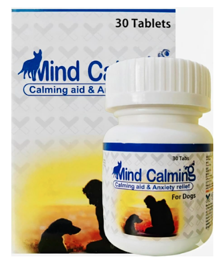 Mind Calming Tablets for Dogs | Chamomile enriched | 30 Tablets