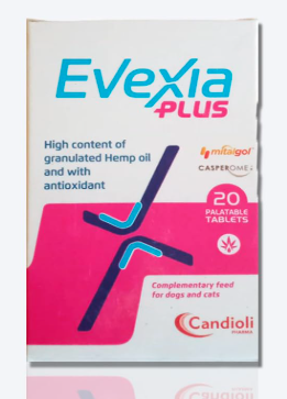Evexi a - Plus 20 Palatable Tablets for Dog | Complementary Feed for Dog & Cats | 20 Chewable Tablets