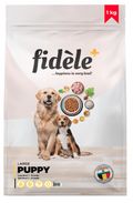 Fidele+ Dry Dog Food | Balanced Nutrition for Dogs | Boosts Growth, Energy, Joints & Immunity |(1 KG, Large Puppy)