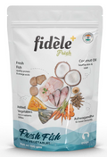 Fidele+ Fresh Fish Wet Dog Food | Fish Gravy with Vegetables | Wet Food for Dogs | 100g Pouch Pack of 12 | Omega Skin & Coat Support