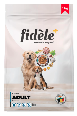 Fidele Dry Dog Food for Adult Dogs (Large, 1-Kg, Chicken)