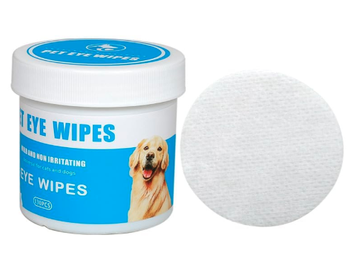Pet Eye Wipes for Dogs & Cats – Gentle Tear Stain Remover, Soothing & Non-Irritating Cleaning Wipes, Safe for Daily Use (Pack of 2)