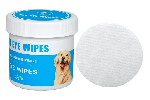 Pet Eye Wipes for Dogs & Cats – Gentle Tear Stain Remover, Soothing & Non-Irritating Cleaning Wipes, Safe for Daily Use (Pack of 1)