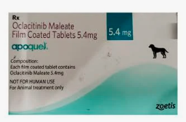 Zoetis Apoquel 5.4mg chewable Allergic relief Tablets For Dogs (10Tablets)