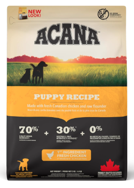 Acana Puppy Dry Dog Food, Grain Free Dry Dog Food for Puppies, Fresh or Raw Ingredients, 11.4 Kg