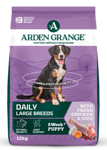 Arden Grange Dry Dog Food Puppy Junior Large Breed Chicken & Rice 12-kg